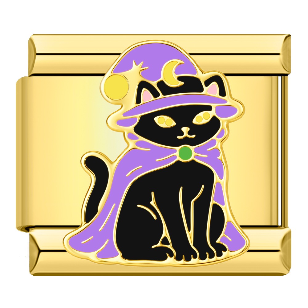 ハロウィン 仮装した子猫のチャーム