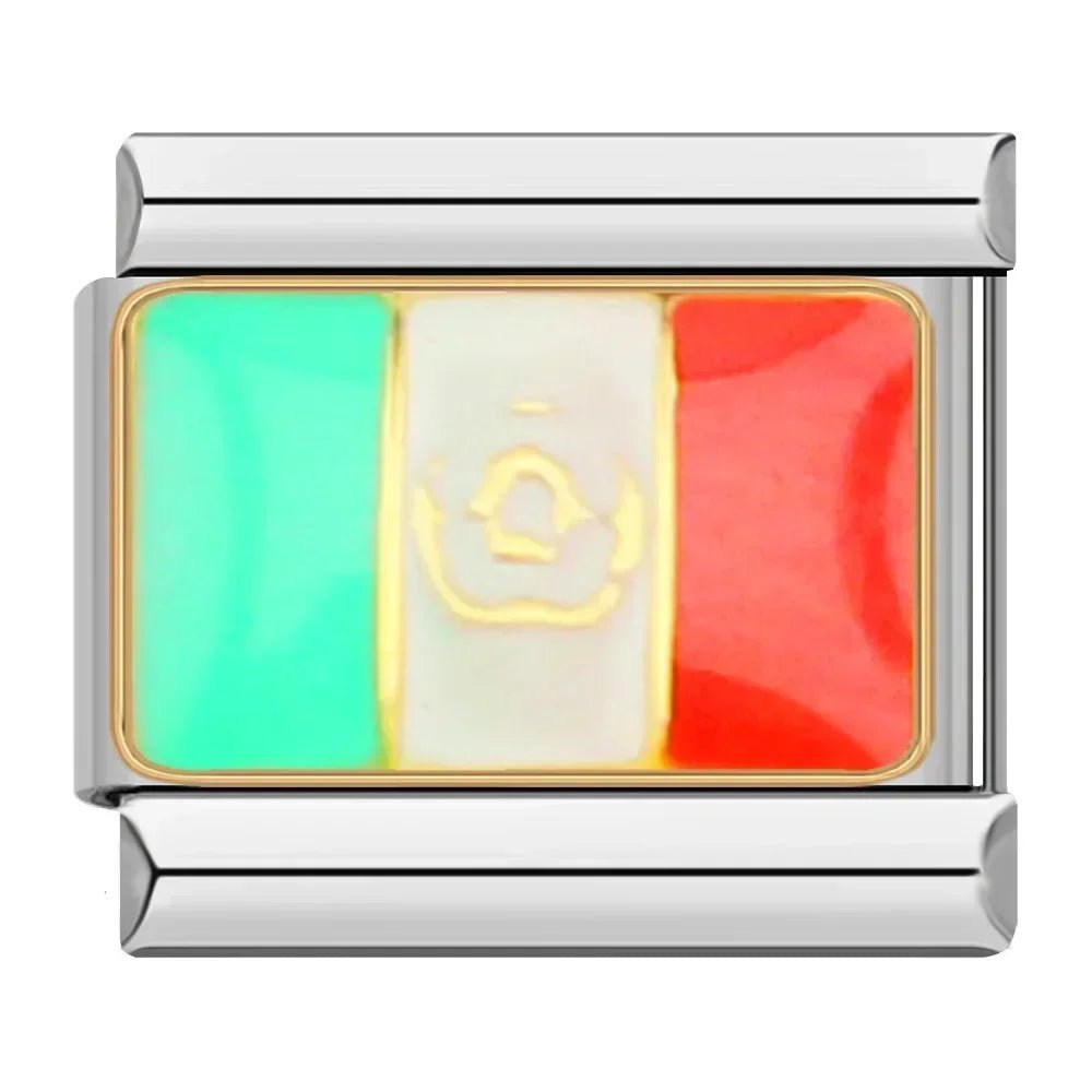 Charm Bandera de México - Italian Charms