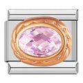 Charm Brillo Rosa (Oro Rosa)