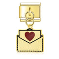 Charm Carta Dorada