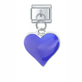 Charm Colgante Corazón (Azul)