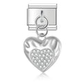 Charm Colgante Corazón (con Brillos)