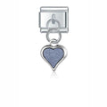 Charm Colgante Corazón (Gris)