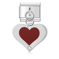 Charm Colgante corazón (Rojo)