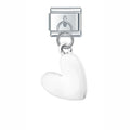 Charm Colgante Corazón (Blanco)