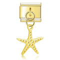 Charm Pendentif Étoile de Mer (Doré)
