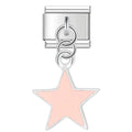 Charm Colgante Estrella Rosa
