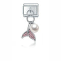 Charm Colgante Sirena rosa