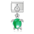 Charm Colgante Tortuga Verde