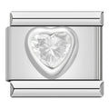 Charm Corazon Brillo (Transparente)