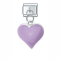Charm Corazón morado