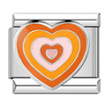 Charm Corazón Naranja