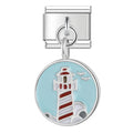 Charm Faro (Colgante, Plateado)