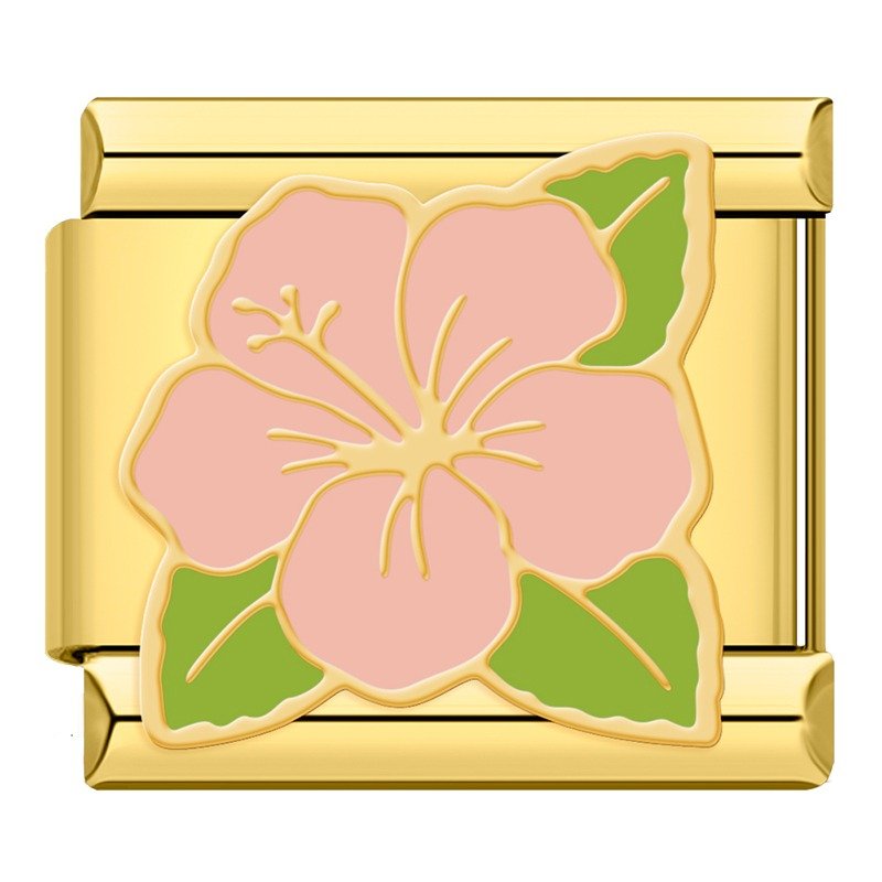 Charm Flor Rosa - Italian Charms