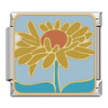 Charm Girasol (Fondo Azul)