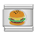 Charm Hamburguesa (Plateado)