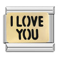 Charm I love you (Argenté)