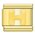 Charm Buchstabe H (Gold)
