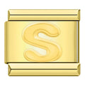 Charm Buchstabe S (Gold)