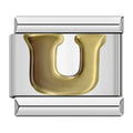 Charm Lettera U (Argento)