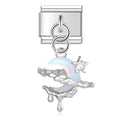Charm Mond Stern (Anhänger mit Stern)