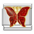 Red Butterfly Charm