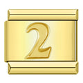 Charm Número 2 (Dorado)