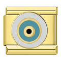 Charm Ojo Turco (Turquesa, Dorado)