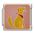 Charm Perro (Fondo Rosa)