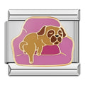 Charm Perro Pug (en Sofá)