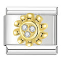 Charm Sol (Plateado, con Brillos)