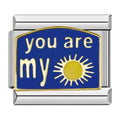 Charm Sol (Plateado)