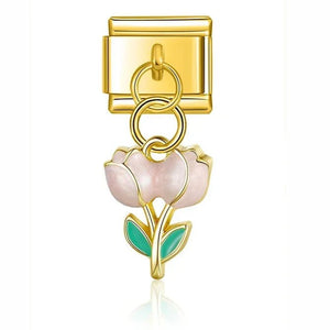 Charm Tulipanes rosas