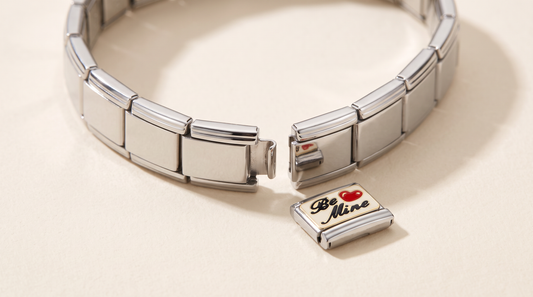 Pulsera italiana abierta para poner un charm