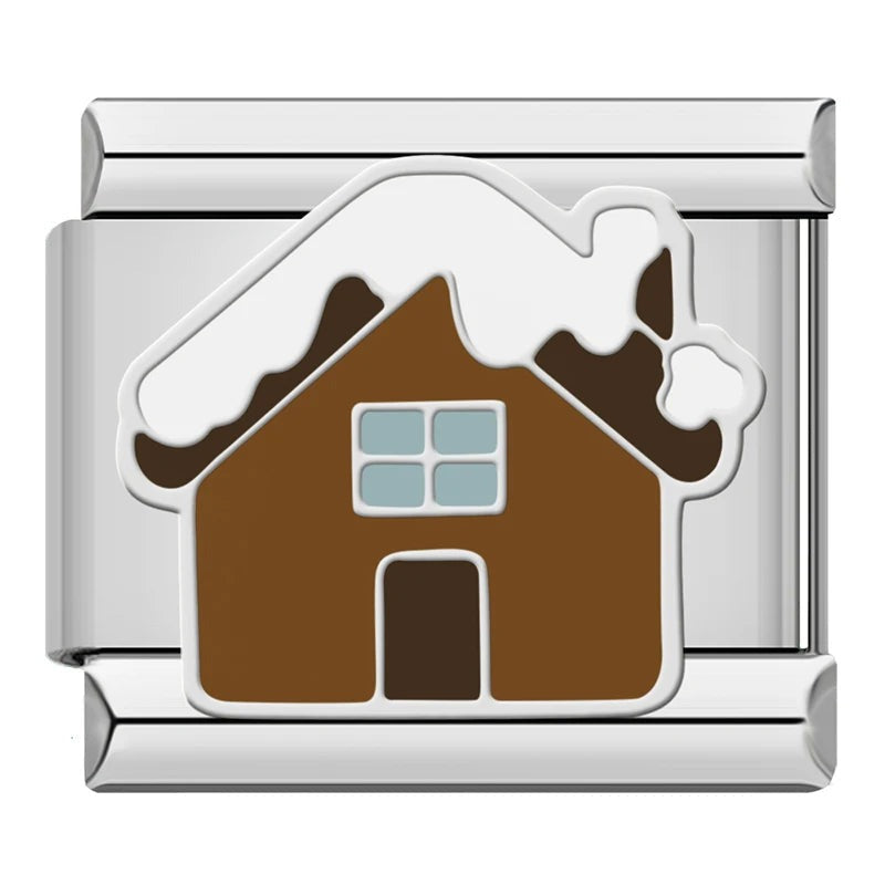 Charm Casita con Nieve - Italian Charms