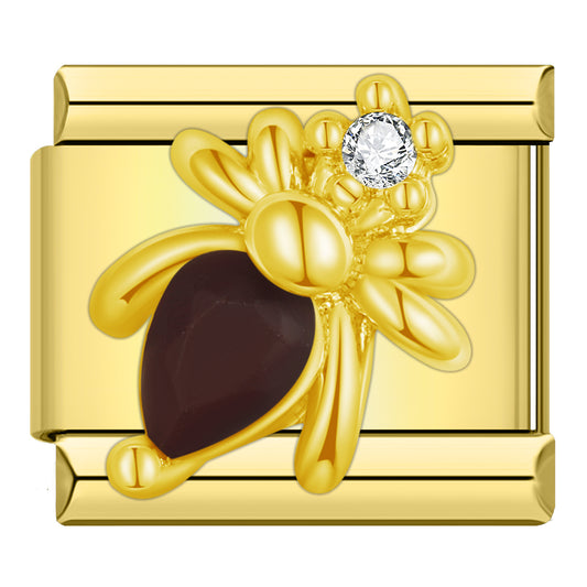 Charm Abeja Ámbar - Italian Charms