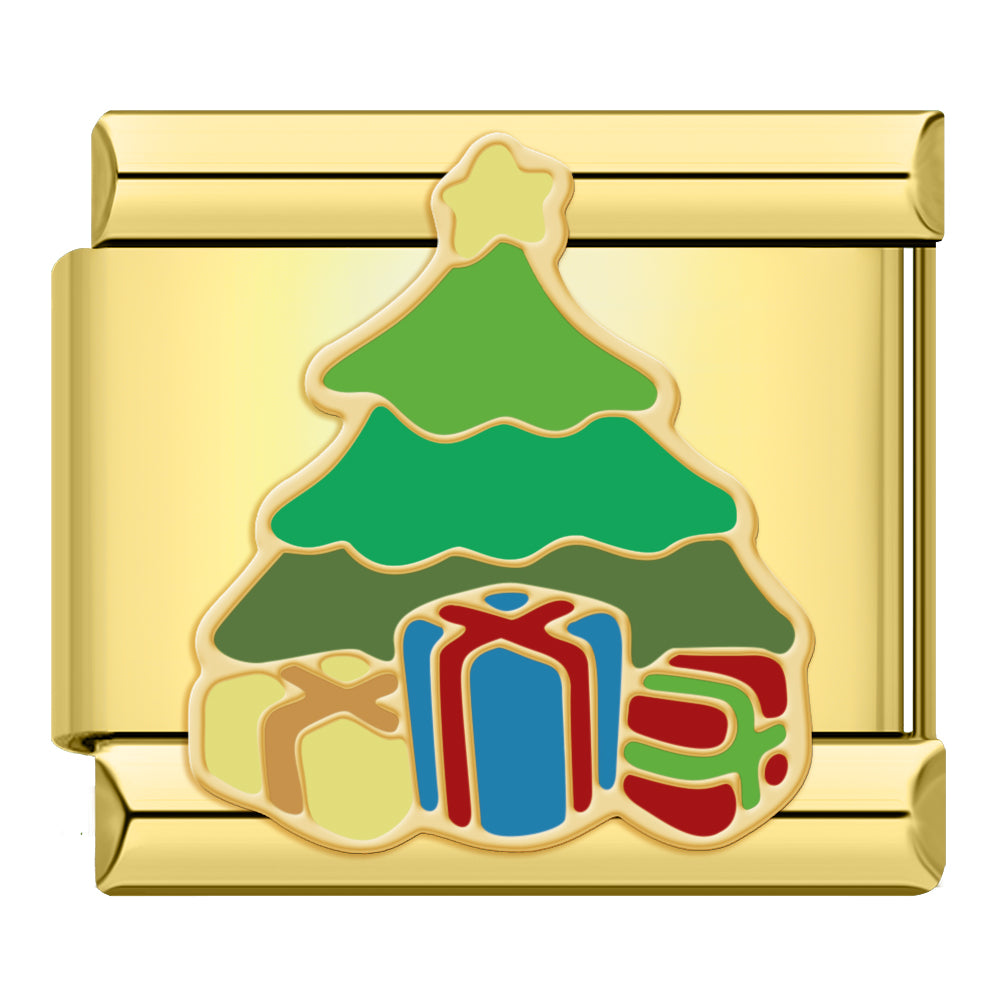 Charm Árbol de Navidad con Regalos - Italian Charms