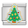 Christmas Tree Charm (Silver)