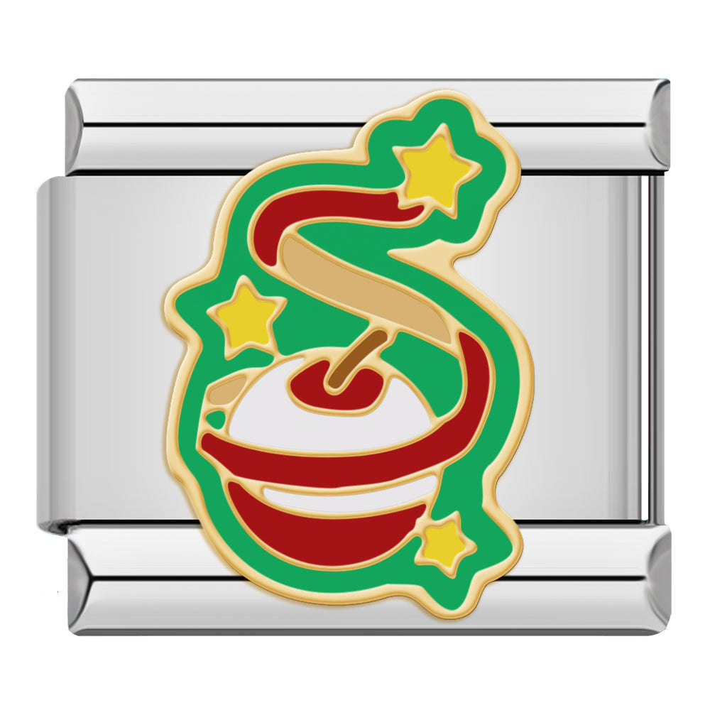 Charm Esfera Navideña con Listón - Italian Charms