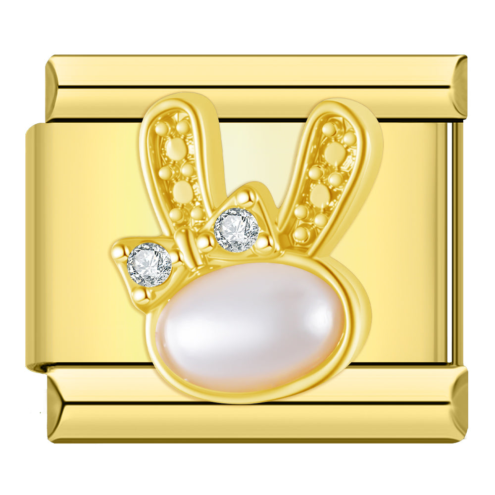 Charm Conejito de Perla - Italian Charms