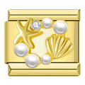 Charm Corona de Perlas y Mar