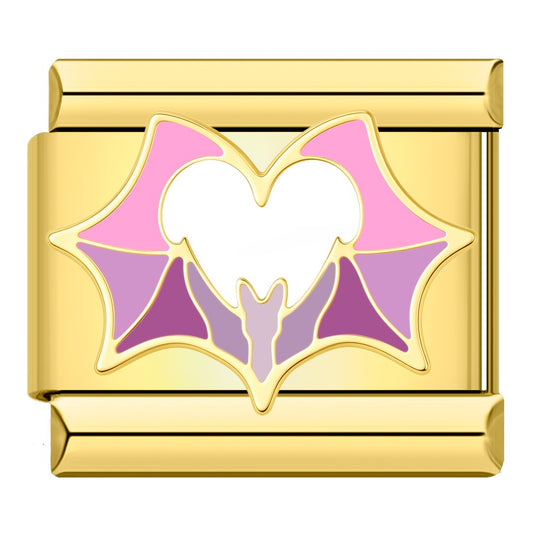 Charm Corazón Murciélago - Italian Charms