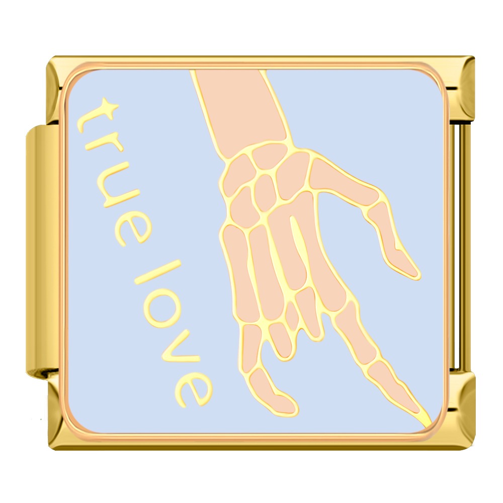 Charm True Love (Mano Esqueleto) - Italian Charms
