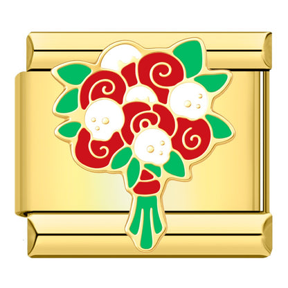 Charm Ramo de Rosas - Italian Charms