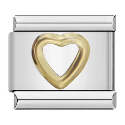 Charm Corazón (Silueta) - Italian Charms