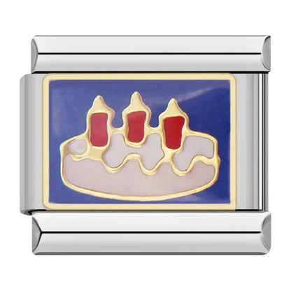 Charm Pastel de Cumpleaños - Italian Charms