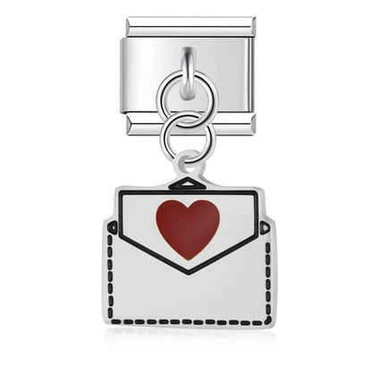 Charm Carta (Colgante, Plateado) - Italian Charms