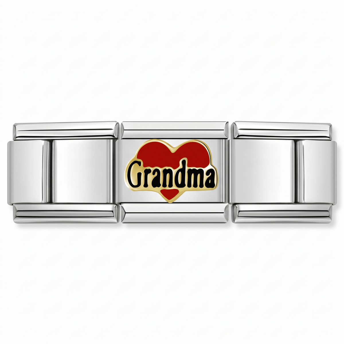 Charm Abuela en pulsera italiana de eslabones