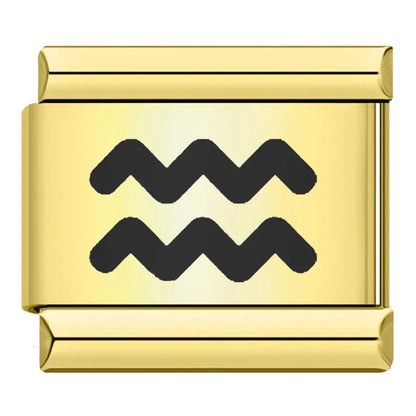 Charm Acuario (Símbolo) - Italian Charms