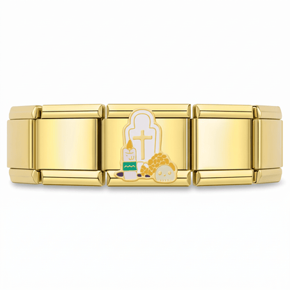 Charm Altar en pulsera italiana de eslabones